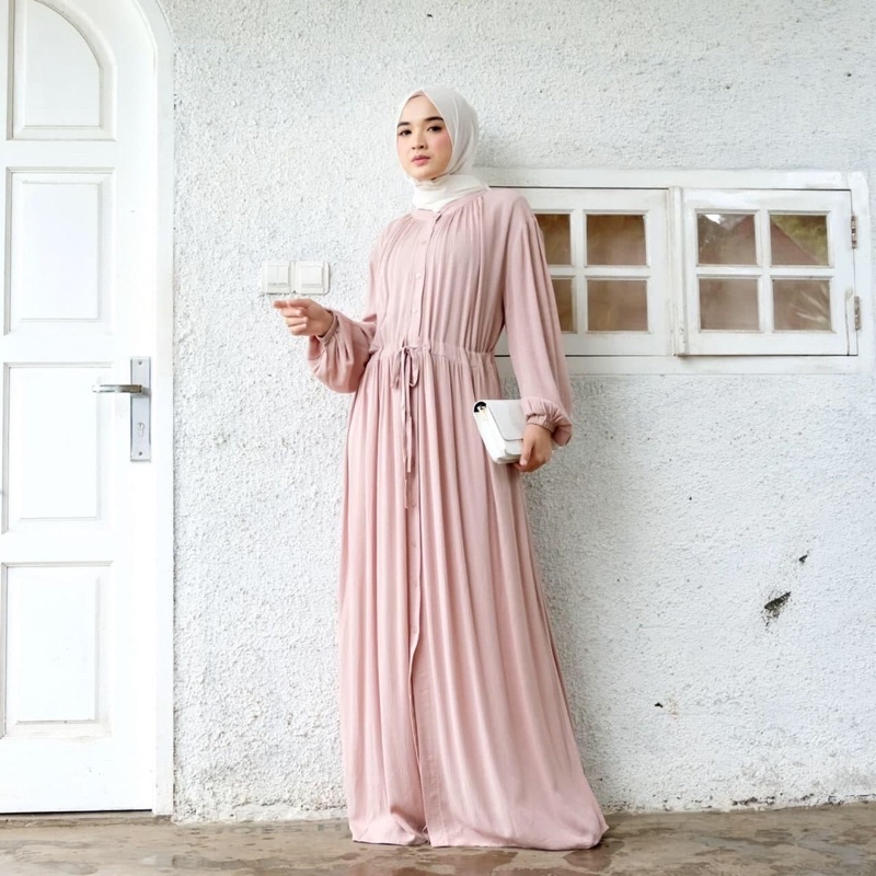 Miragi Dress Jumbo Ld 110/Dress Polos Jumbo/Dress Rayon/Dress Rayon Crinkle/Dress Serut/Dress Pesta