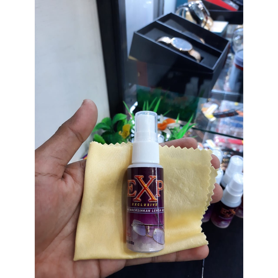 PEMBERSIH LENSA MERK EXPO KUALITAS PREMIUM BENTUK SPRAY DAN HARUM ISI 34ML CAIRAN PEMBERSIH LENSA KAMERA/PEMBERSIH LAYAR HP/CAIRAN PEMBERSIH