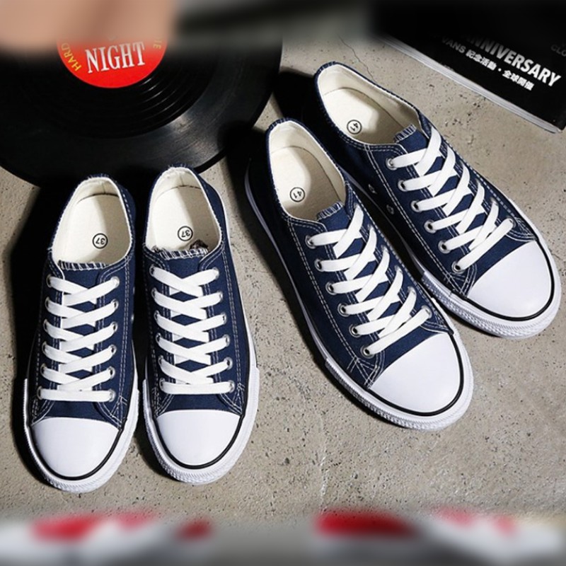 Sepatu Sneakers Wanita Import Sepatu Canvas Cewek Motif Polos Sepatu Sekolah Jalan Anak Perempuan Sepatu Tali Fashion Kasual SPT-06