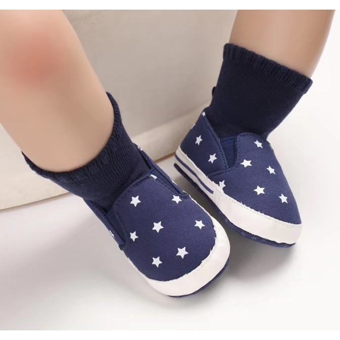 HappyOliver D06 LITTLE STARS Sepatu prewalker bayi dan anak perempuan