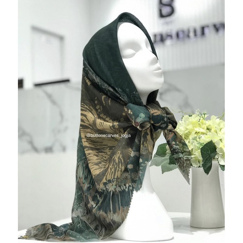 PRELOVED Buttonscarves Farsha in jungle