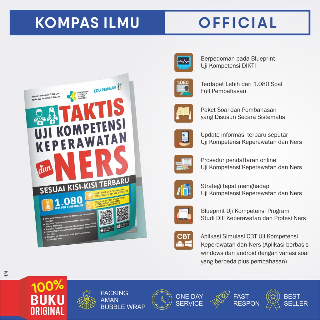 Buku Ners Keperawatan - Kompas Ilmu Buku Taktis Uji Kompetensi Keperawatan Dan Ners / Ukom / Ukni - Edu Penguin