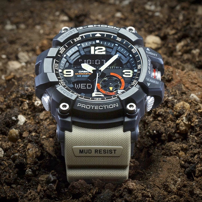 Jam Tangan Pria Casio G-Shock GG-1000 Cream Mudmaster Original BM