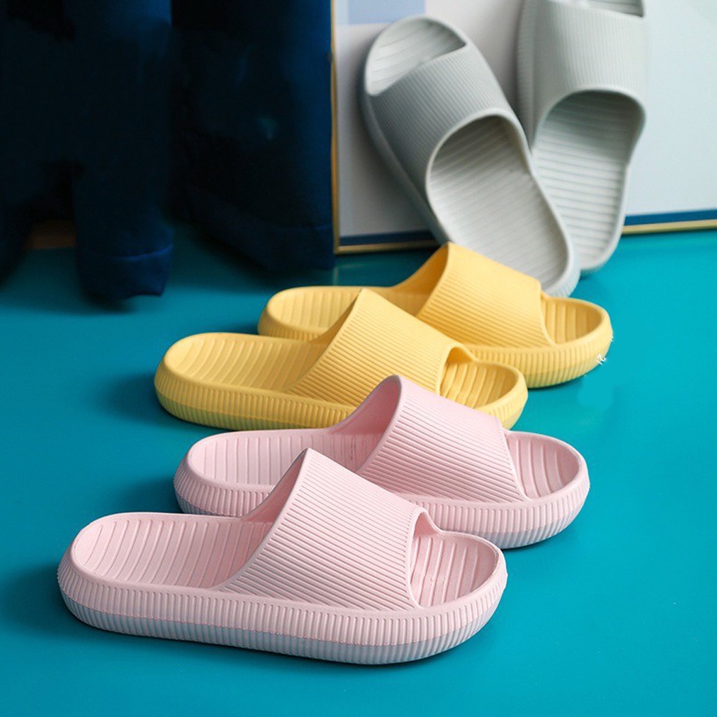 ☀ INDOLAND ☀ Sendal jelly  Pria Wanita Selop Keren Modern Korea Style Slip On Anti Slip sendal Finetic Original R619