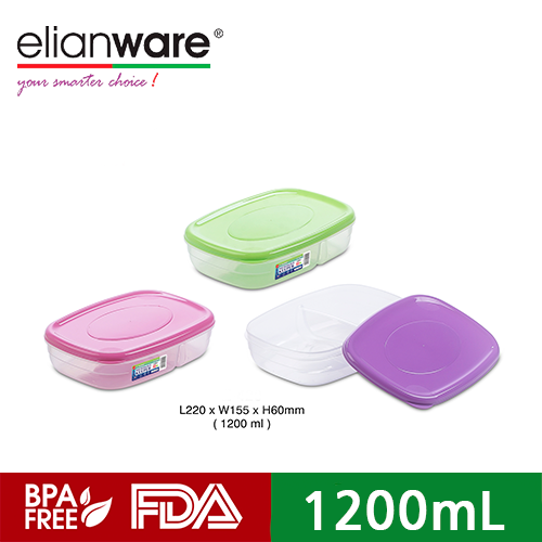 Elianware Food Keeper Kotak Makan Serbaguna 1.2Ltr E-420
