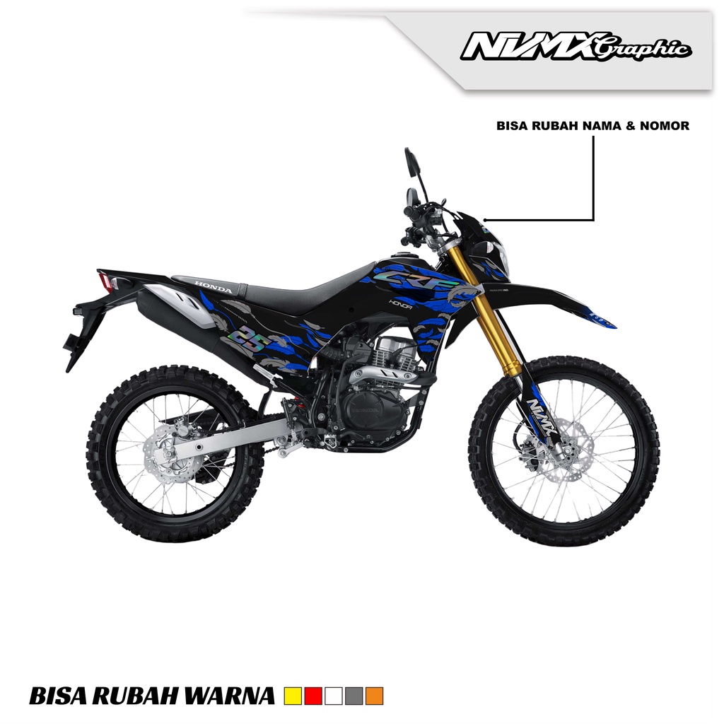 STIKER MOTOR CRF 150 L FULL BODY DECAL CRF HOLOGRAM CUSTOM DESIGN