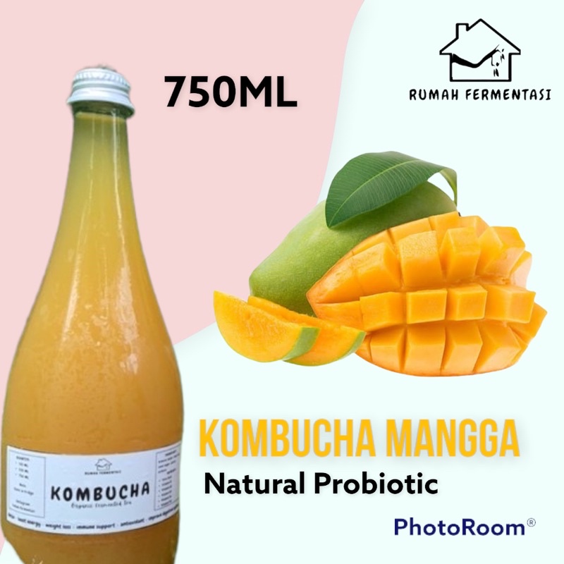 

Kombucha Mango (Mangga) 750ml | by Rumah Fermentasi