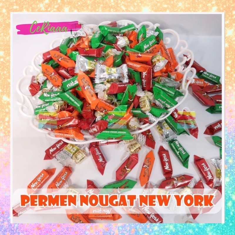 

NEW YORK Candy Permen Kacang Original Mente Durian Kelapa - Ceriaaa.id