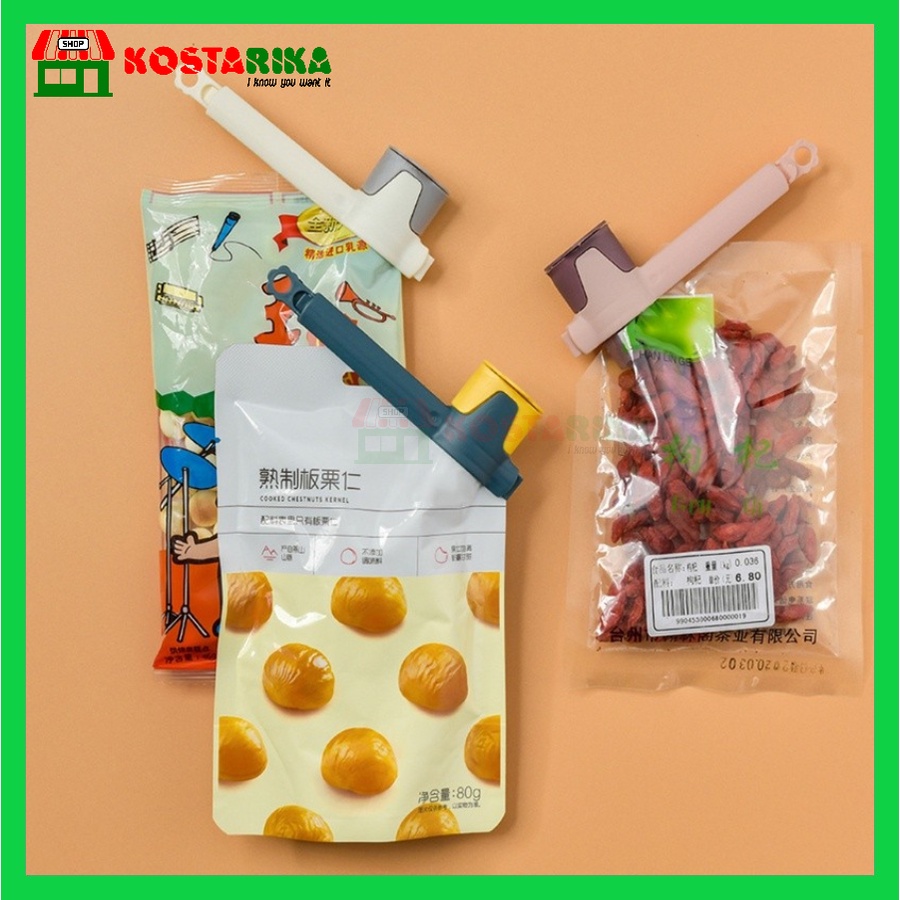 SEAL &amp; POUR BAG CLIPS SNACK SEALING CLIP PENJEPIT JEPITAN CLAMP BAG SEALER PENUTUP KLIP TINY KECIL