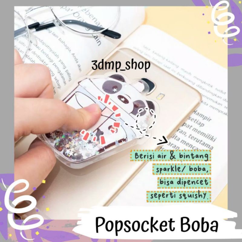 Popsocket iring holder stand hp Boba Pepsi pisang durian strawberry