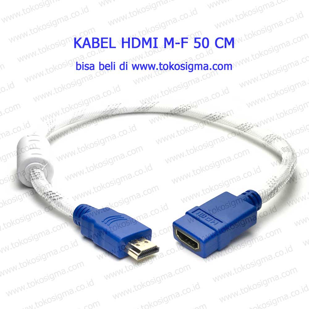 KABEL PERPANJANGAN EXTENSION HDMI M-F 50cm