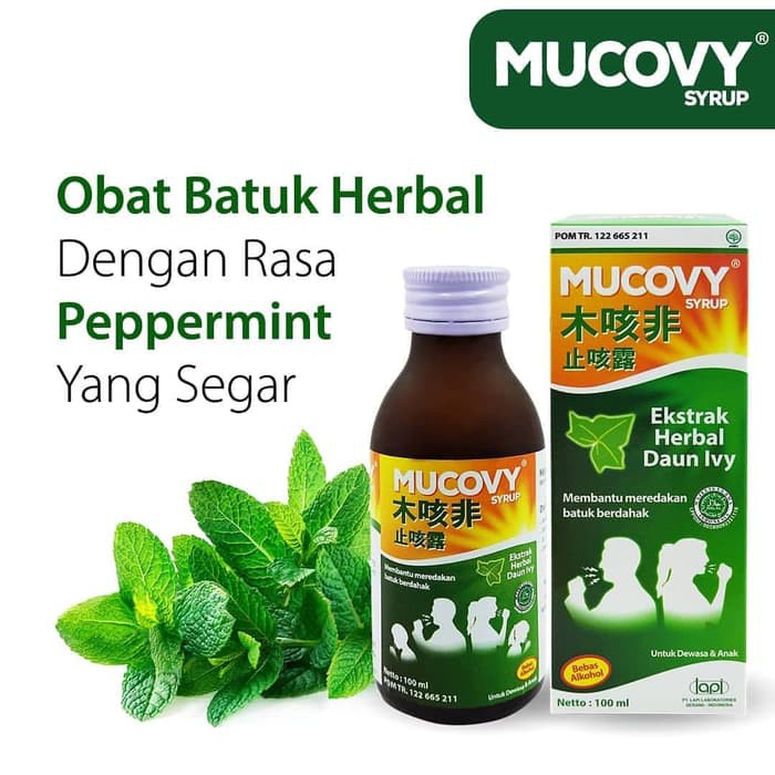

MUCOVY SIRUP Batuk Daun Ivy 100 ML