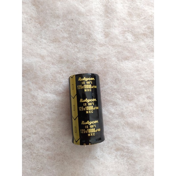 capasitor 10000uf 125v RUBYCON FULL kapasitor elco elko 10000 uf 125 v