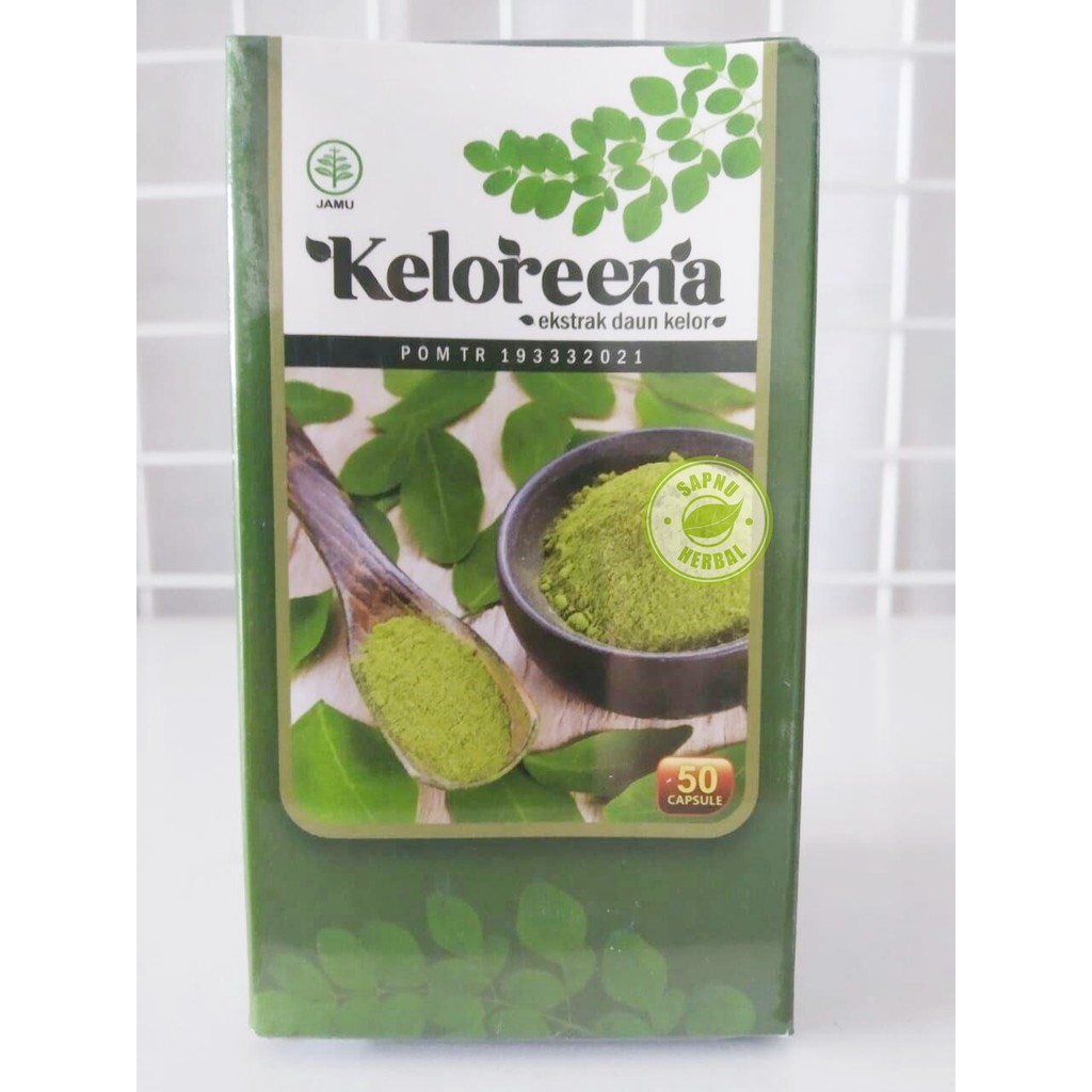KELOREENA 50 KAPSUL EKSTRAK DAUN KELOR - 100 % ASLI ORIGINAL