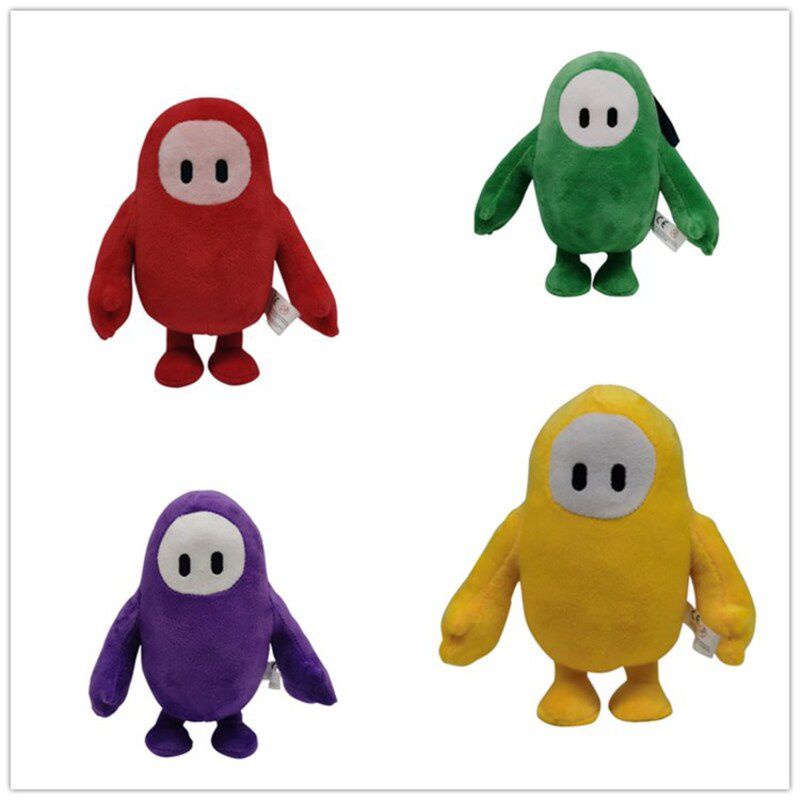 4 Styles Game Fall Guys Man Ultimate Knockout Plush Doll Game Cartoon Stuffed Collectible Doll