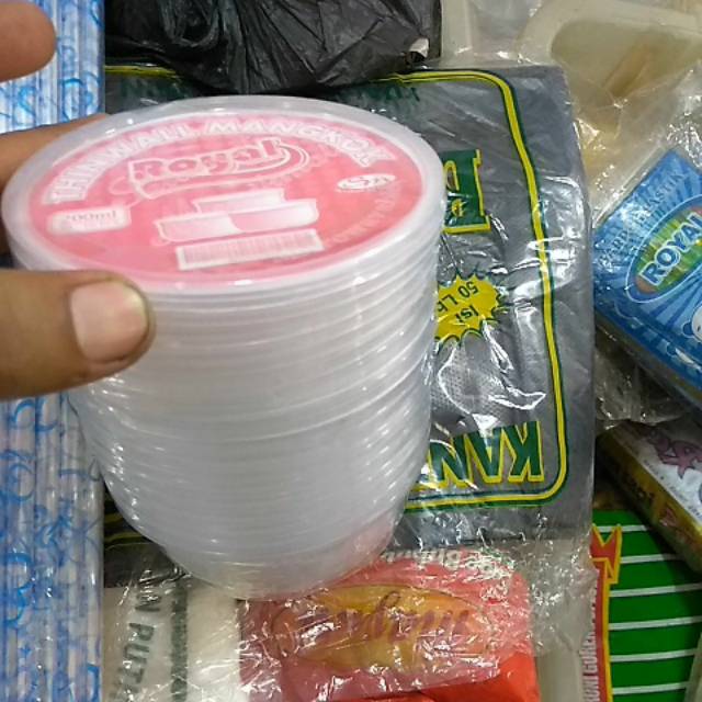 ISI 10PCS Mangkok thinwall ukuran 200ml