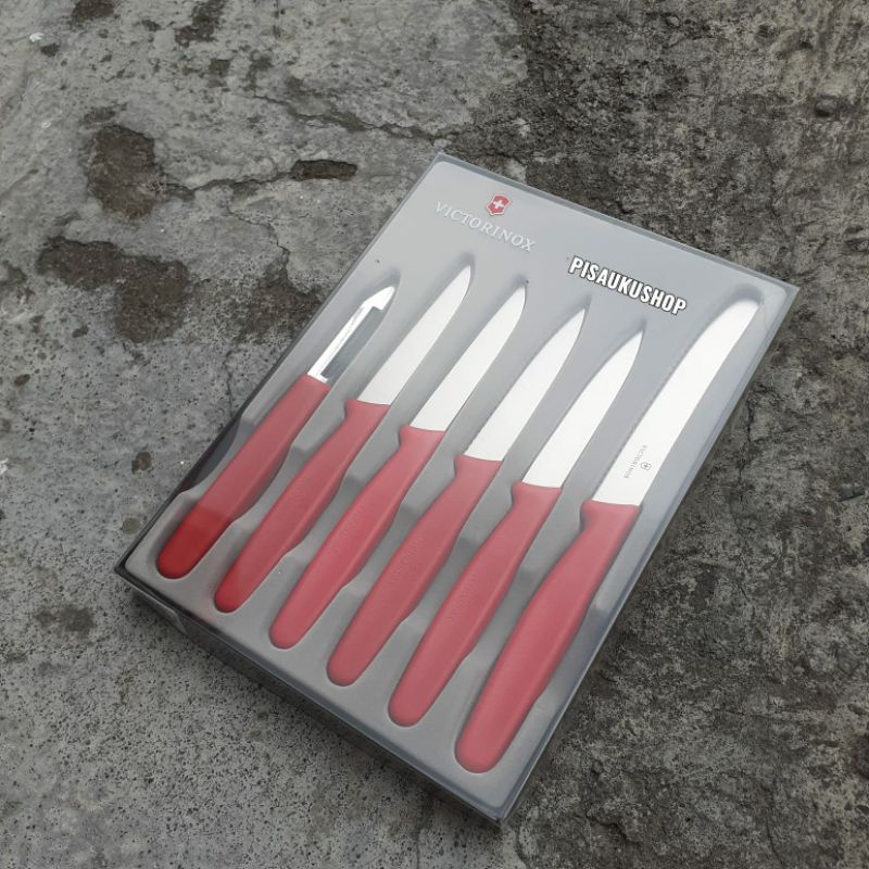 Pisau kupas victorinox isi 6 original Paring knife pisau dapur set
5.1111.6