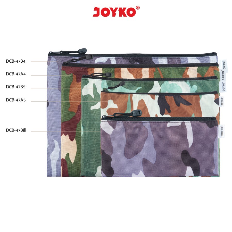 

Document Bag Tas Dokumen Joyko DCB-47 Bill A5 B5 A4 B4 Army