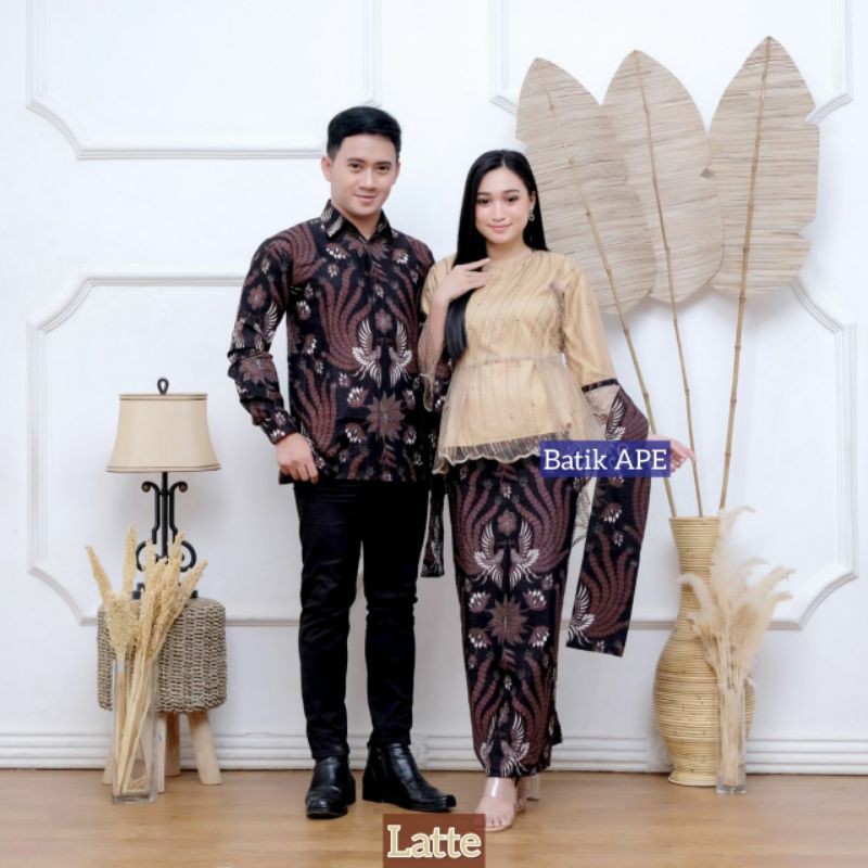 SARIMBIT KEBAYA JUMBO 3L MAURA COUPLE SANIA RUFFLE RNB BROKAT TILE ORIGINAL NDORO JOWI MODERN MURAH