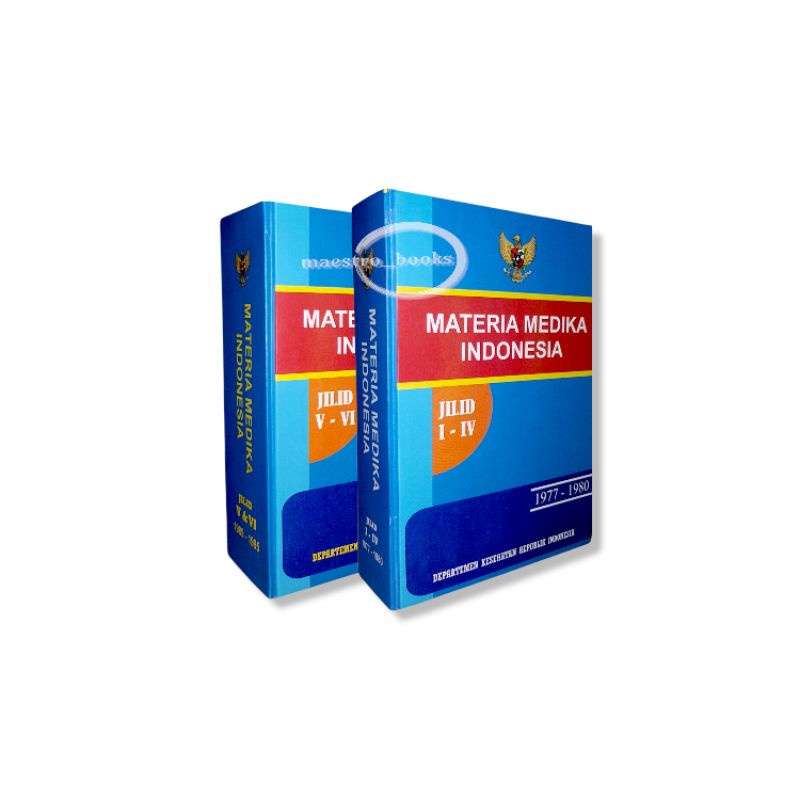 Materia Medika Indonesia ( MMI ) paket 2 buku jilid 1 - 6