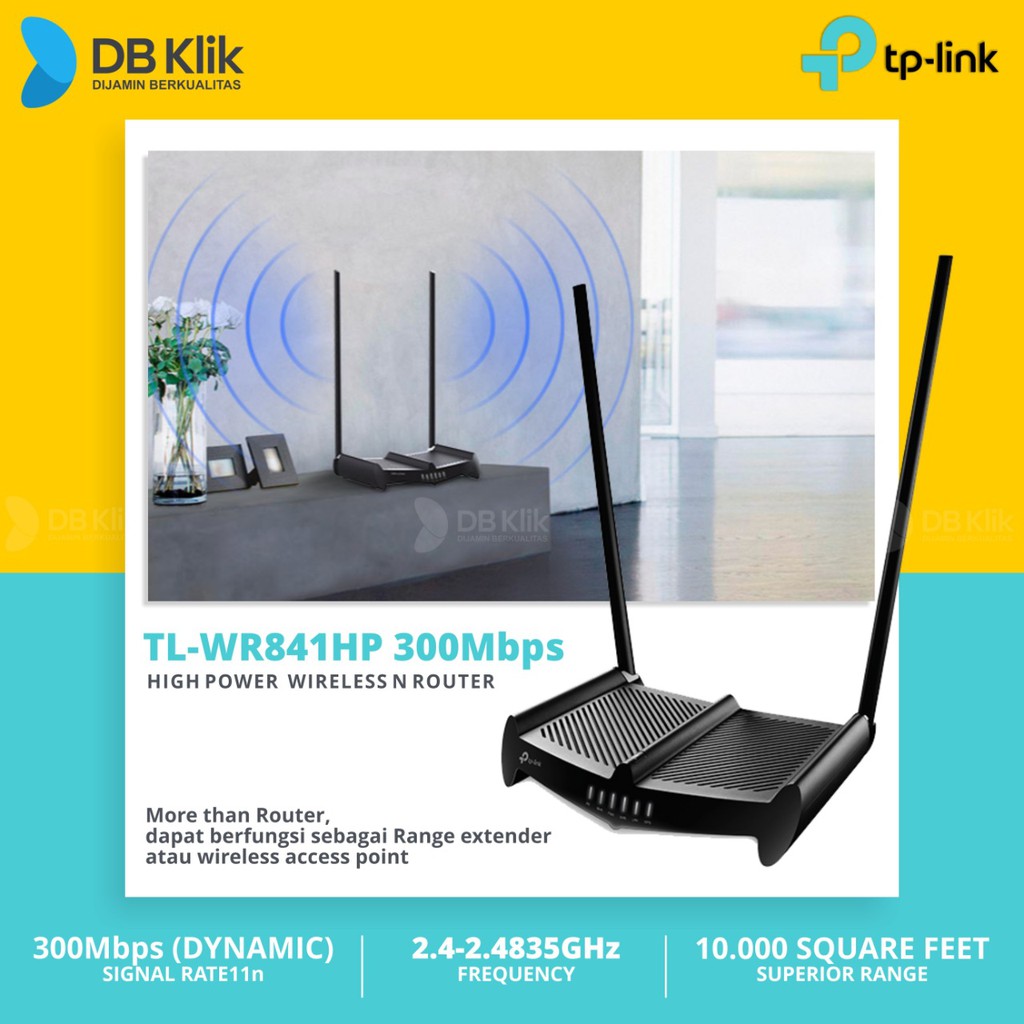 Router Wireless TP-Link TL-WR841HP 300Mbps