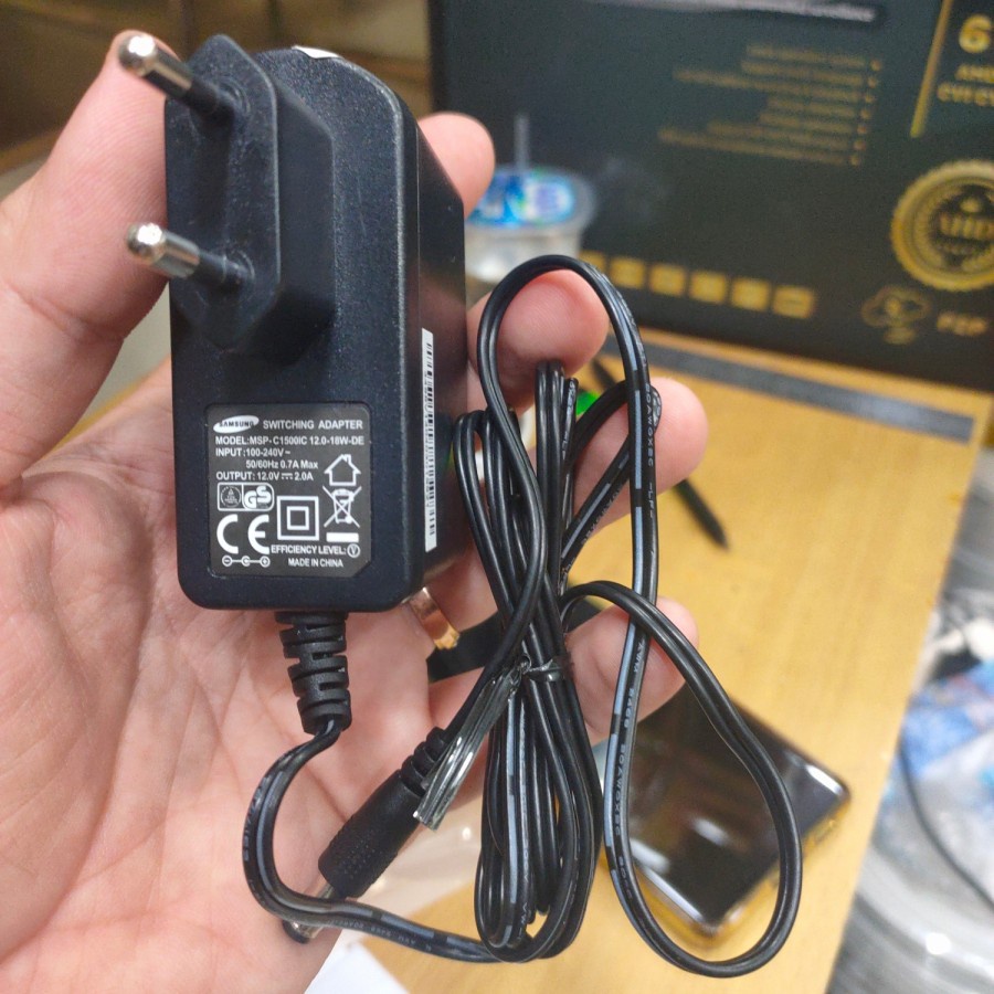 ADAPTOR 12V 2A MERK SAMSUNG MURAH BAGUS AWET TAHAN LAMA