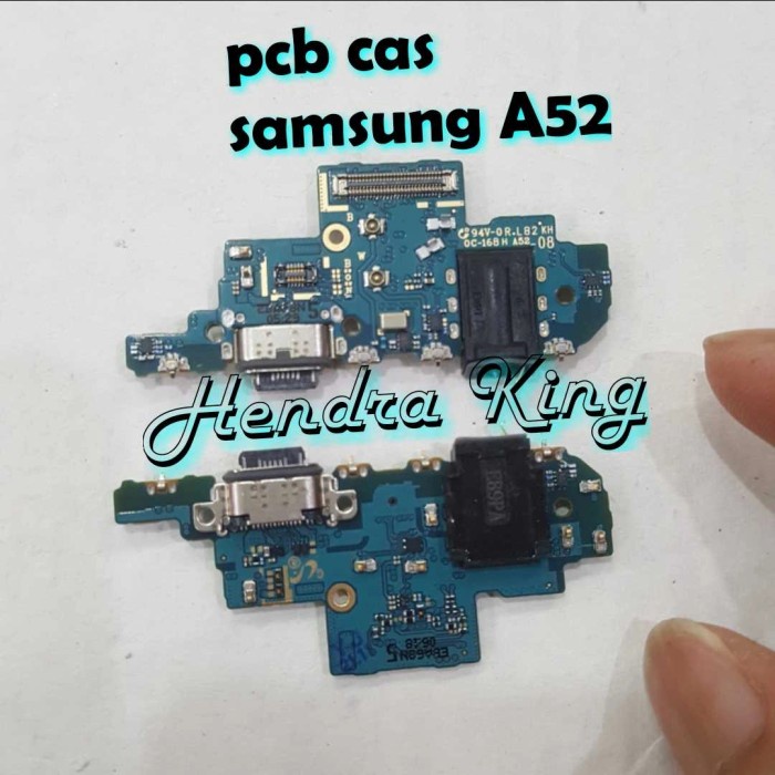 Flexibel Pcb Konektor Charger Papan Cas Samsung A52 Ori