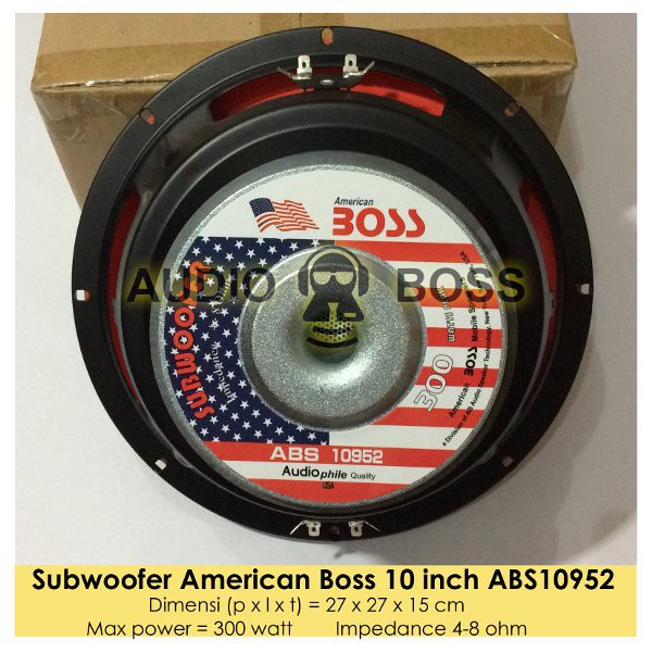 speaker american boss 8 inch