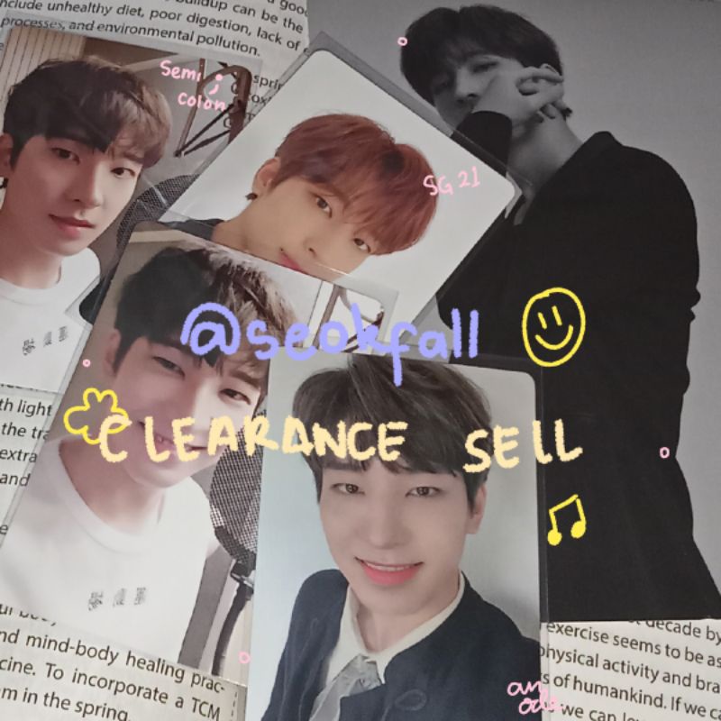 WTS PC Wonwoo An Ode Semicolon SG21