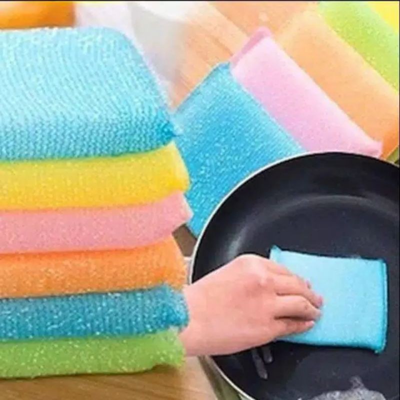 Spons Cuci Piring/Sponge /Busa Warna Warni (Super Magic Sponge) Super murah Terlaris Termurah