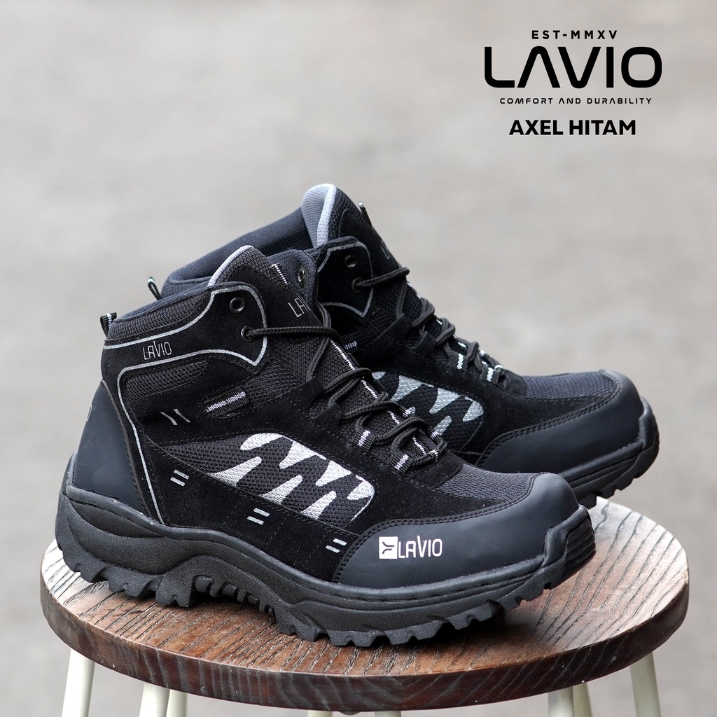 Sepatu Safety Boots Pria Boot Proyek Keren Kekinian Best Seller Lavio Axel