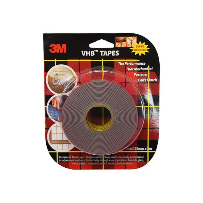 

[[BISA COD]] 3M Scotch Double Tape VHB 25mm x 300cm HEMAT Kode 330