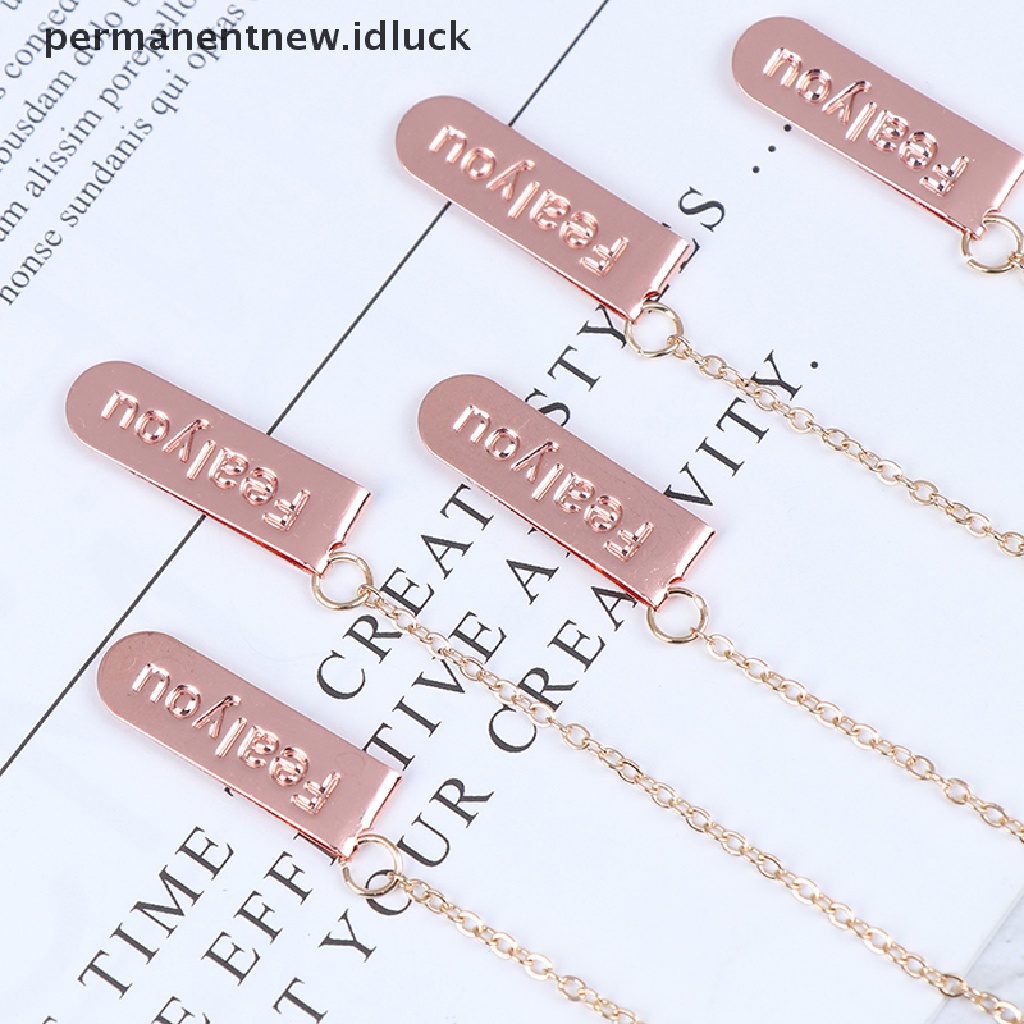 1pc Pembatas Buku Bentuk Kelinci Bahan Metal Untuk Sekolah / Kantor