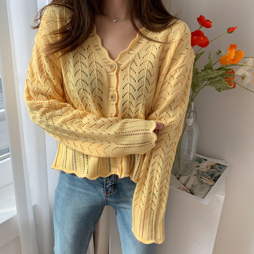 korean knitted cardigan
