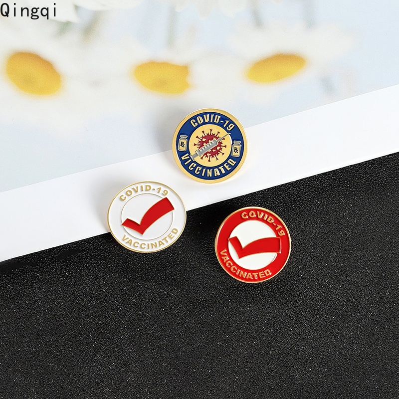 Bros Pin Enamel Bentuk Koronavirus Untuk Perhiasan