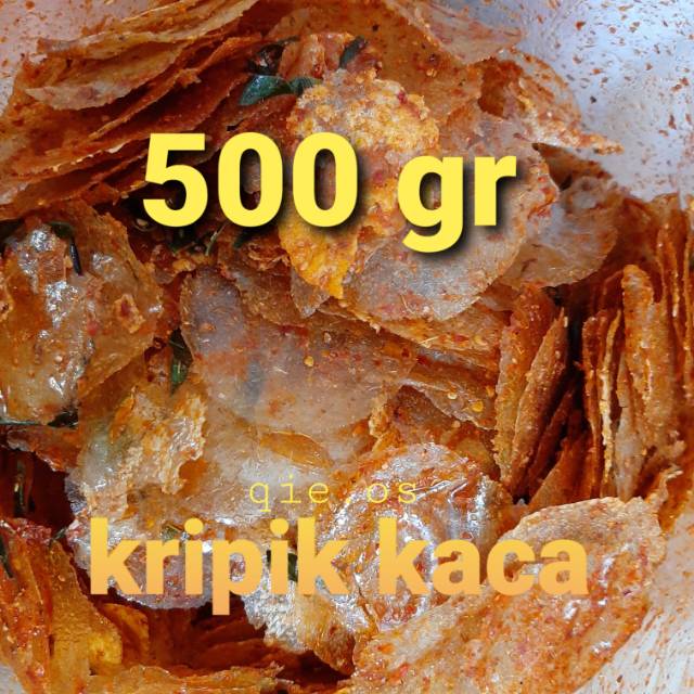 

Kripik kaca kripca pedas 500 gr