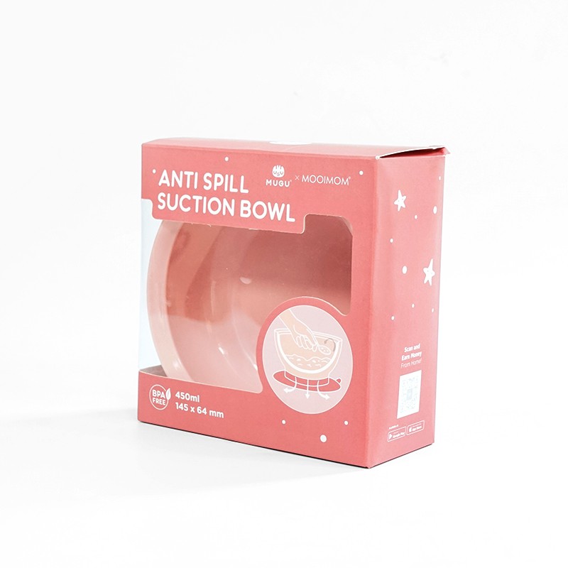 [MUGU] Mangkok Makan Bayi Anak Anti Tumpah | Suction Bowl