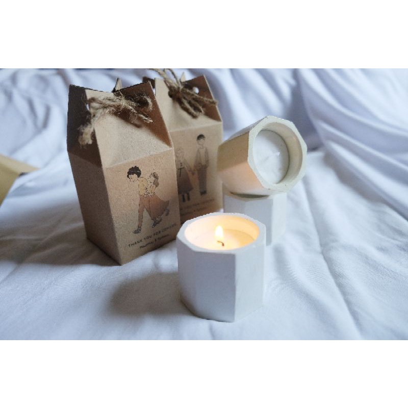 Wedding Souvenir Candle/Souvenir Pernikahan Lilin