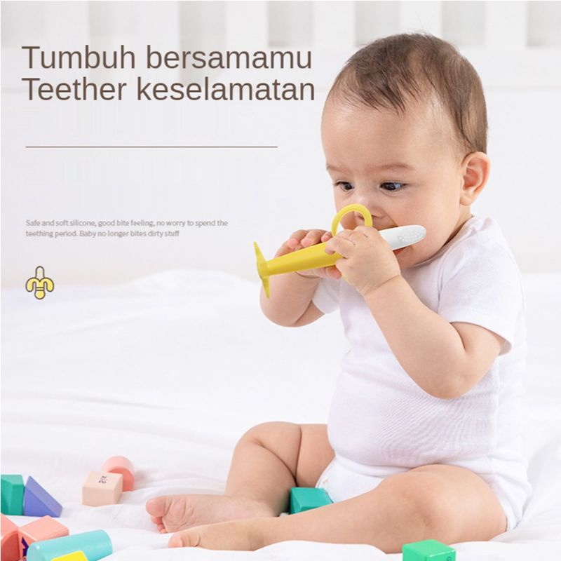 TEETHER + SIKAT GIGI BANANA BPA Free