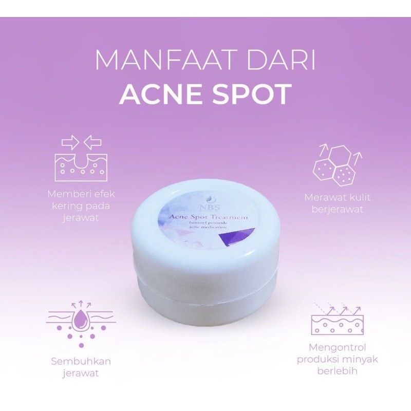 NBS skincare acne spot