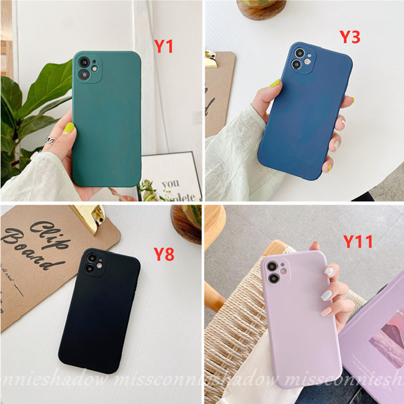 Soft Case Tpu Warna Permen Macaron Cover Iphone 11 12 Pro Max 6 6s 7 8 Plus X Xs Max Xr Se 2020