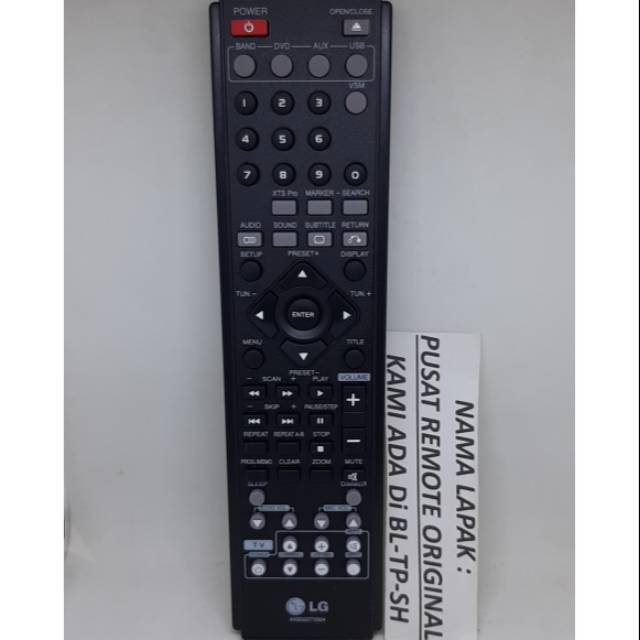 REMOTE REMOT DVD HOME THEATER LG AKB32273504 ORIGINAL ASLI