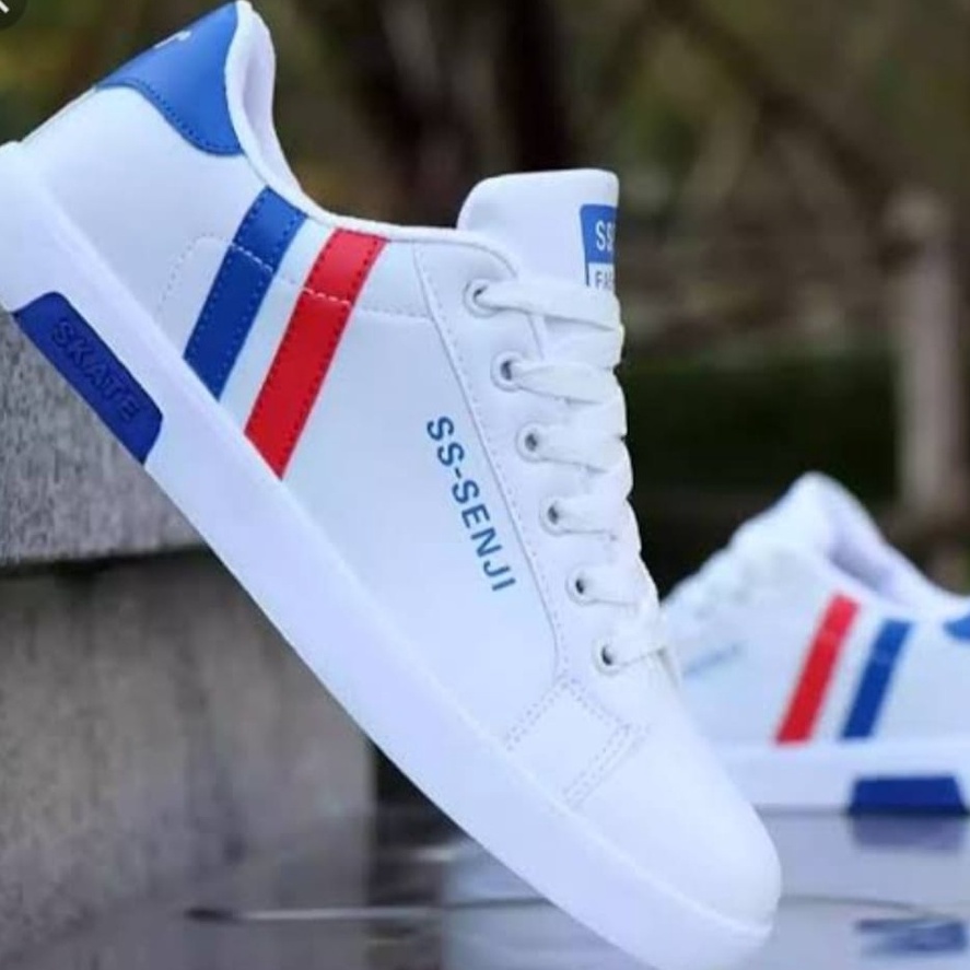 Sepatu Olahraga Pria Wanita  SS. SENJI Sneaker Terbaru Kekinian Sepatu Kekinian Sepatu Keren Sneaker Keren Sepatu Casual Sepatu Resmi Sepatu murah Sepatu  Olahraga Sepatu Trendi Sepatu Trendy Sepatu Casual Sepatu Kasual