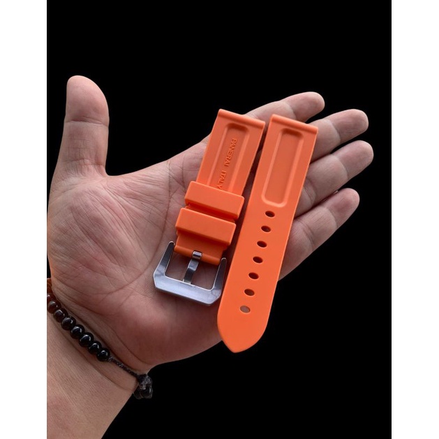 Strap Tali Jam Tangan Rubber panerai Orange