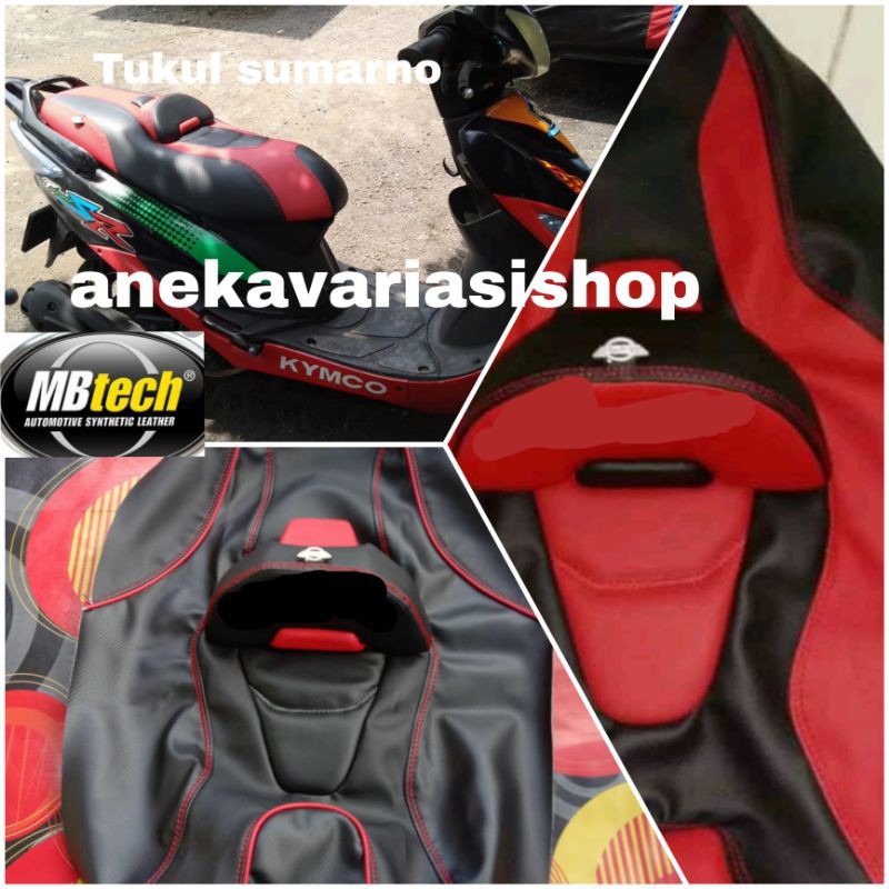 kulit jok custom Kymco , aksesoris motor