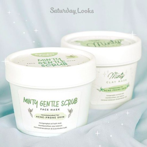 Saturday Looks | Minty Gentle Scrub | Clay Mask