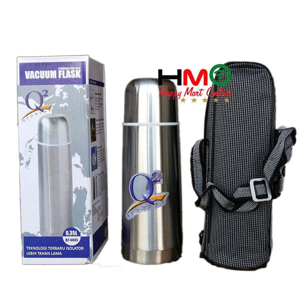 Thermos Termos Air Panas dan Dingin Q2 Vacuum Flask 250Ml, 500Ml, 750Ml, 1000Ml-3