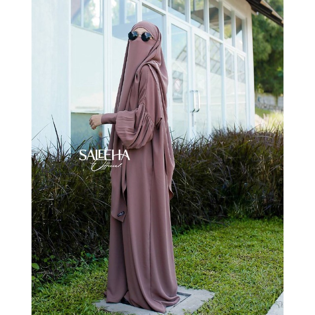 Set Gamis French Khimar Azzahra by Saleeha Official