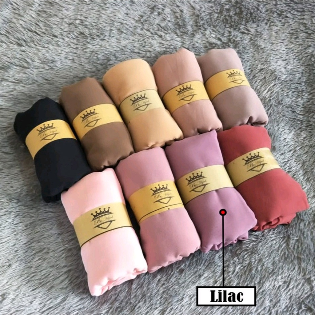 Fabricme - Jilbab Pashmina Polos Laser Cut