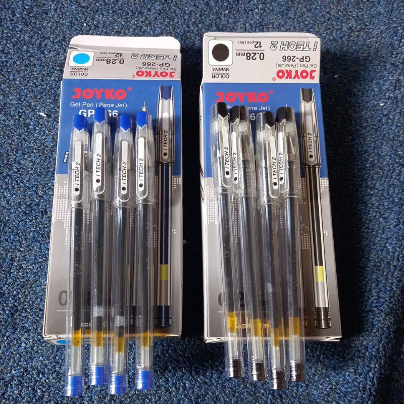 

bolpoin Gel Pen JOYKO 0.28 mm I TECH 2 GP-266 ( harga untuk 1 pcs pulpen,bukan 1 pack)